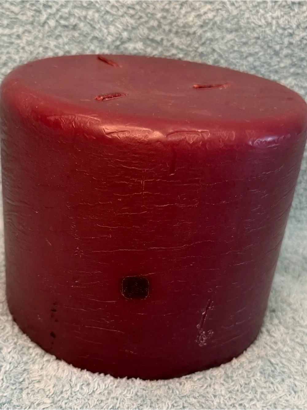 Vintage Partylite Mulberry 3-wick Pillar Candle 6